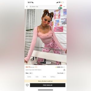 SHEIN Small Bolero Tank and Cover